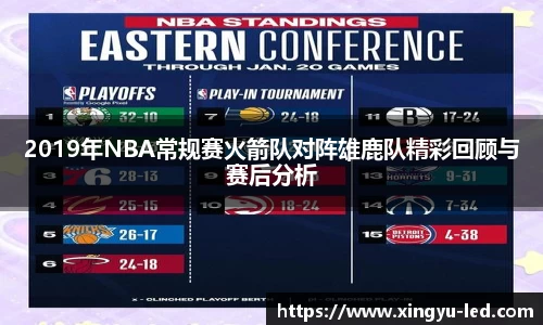 2019年NBA常规赛火箭队对阵雄鹿队精彩回顾与赛后分析